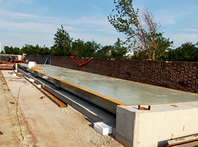 安陽(yáng)市辰銘鋼板倉(cāng)100噸地磅